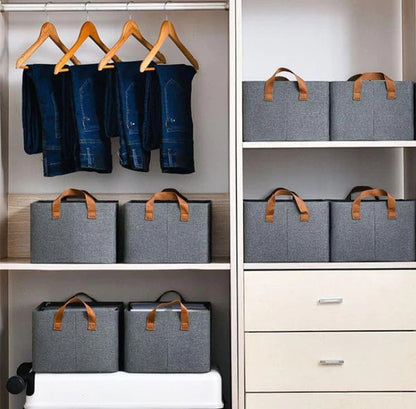 Indigo® Multi-functional Folding Wardrobe Organizer - Space Saver