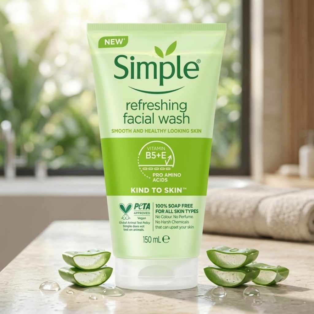 Simple Kind to Skin Refreshing Facial Wash Gel 150ml Original Price in Bangladesh
