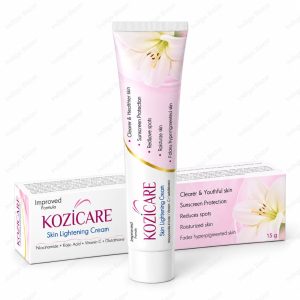 Kozicare Skin Lightening Cream 15g tube and box