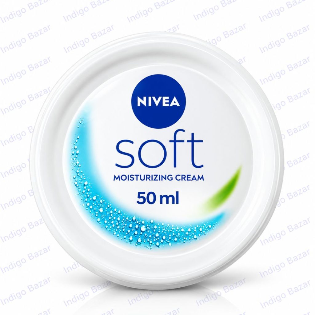 NIVEA Soft Moisturizing Cream 50ml white container
