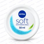 NIVEA Soft Moisturizing Cream 50ml white container
